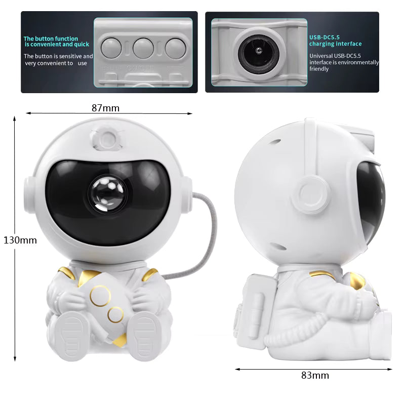 Astronaut Galaxy Star Projector